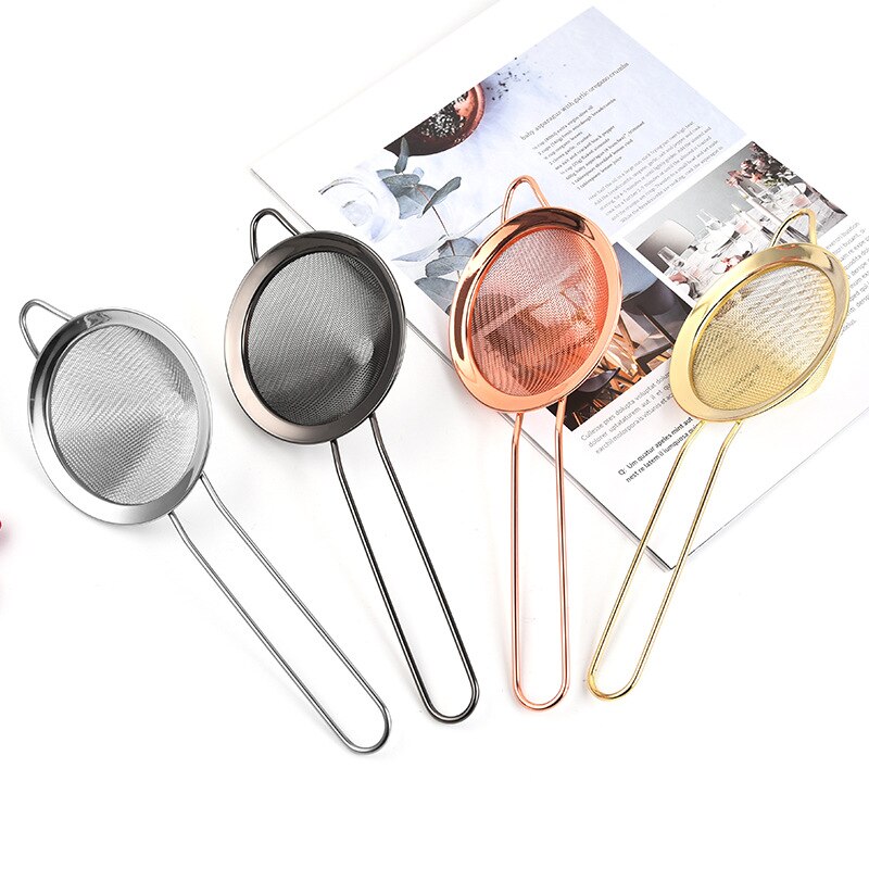 Stainless Steel Strainer - Effective Cone Shaped Cocktail Strainer For Cocktails, Tea Herbs, Coffee & Drinks